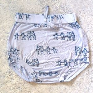 NWOT/EUC 2T Kate Quinn 🧸 Blue Teddy Bear Family Sport Bloomers Shorts Bamboo